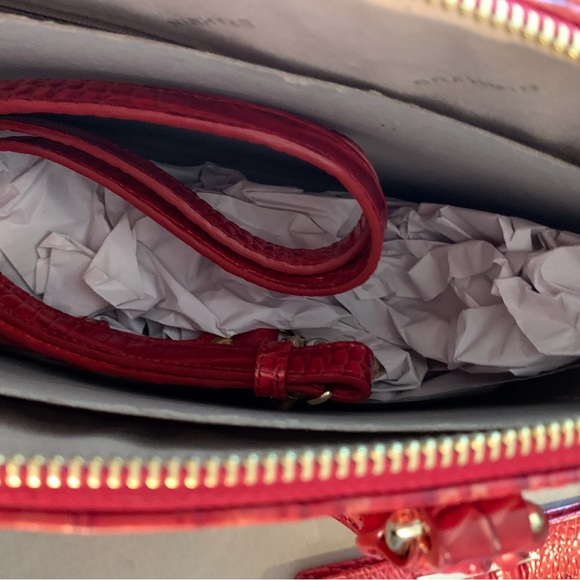 Brahmin Elegant Lava Duxbury Satchel - Picture 3 of 3